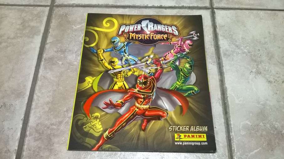 Album Power Rangers Mystic Force Panini 2007 incompl.